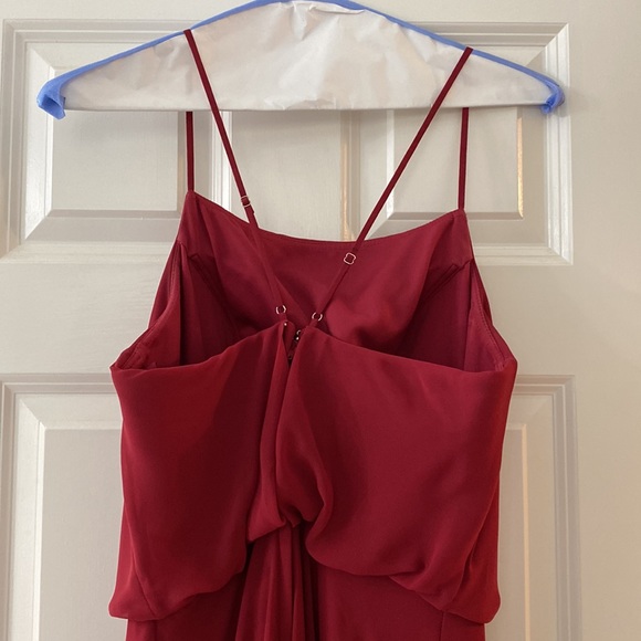 Kennedy Blue Bridesmaids Dress || Style, Fatima in Color, Claret - Picture 6 of 9